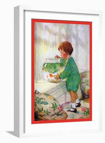 The Goldfish-Jessie Willcox-Smith-Framed Art Print