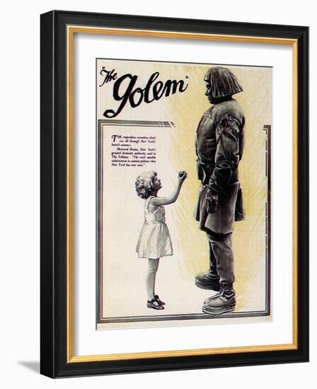 The Golem, (aka Der Golem, Wie Er In Die Welt Kam), 1920-null-Framed Art Print