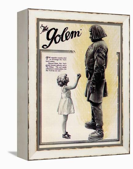 The Golem, (aka Der Golem, Wie Er In Die Welt Kam), 1920-null-Framed Stretched Canvas