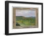 The Golf Course, North Berwick (Oil on Canvas)-John Lavery-Framed Giclee Print