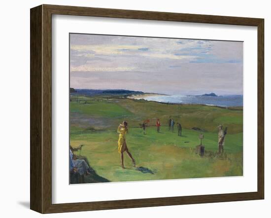 The Golf Course, North Berwick-John Lavery-Framed Premium Giclee Print