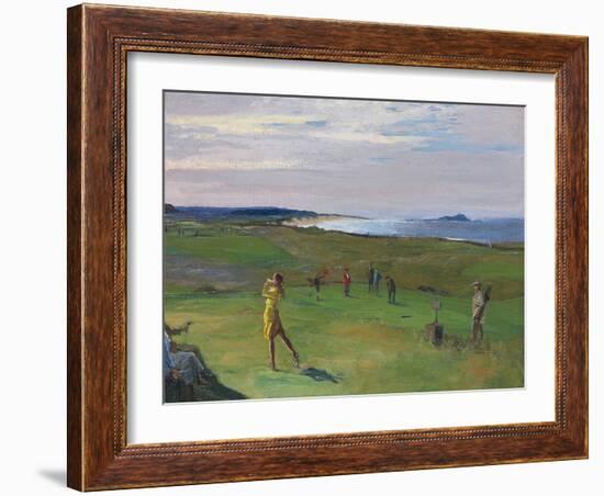 The Golf Course, North Berwick-John Lavery-Framed Premium Giclee Print