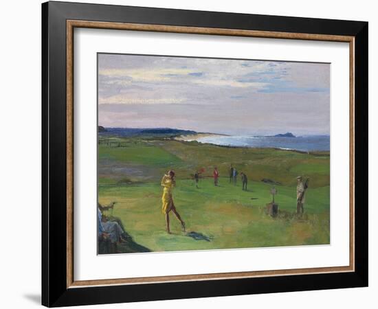 The Golf Course, North Berwick-John Lavery-Framed Premium Giclee Print