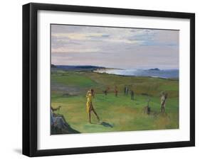 The Golf Course, North Berwick-John Lavery-Framed Premium Giclee Print