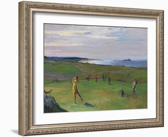 The Golf Course, North Berwick-John Lavery-Framed Giclee Print