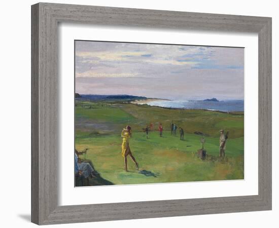 The Golf Course, North Berwick-John Lavery-Framed Giclee Print