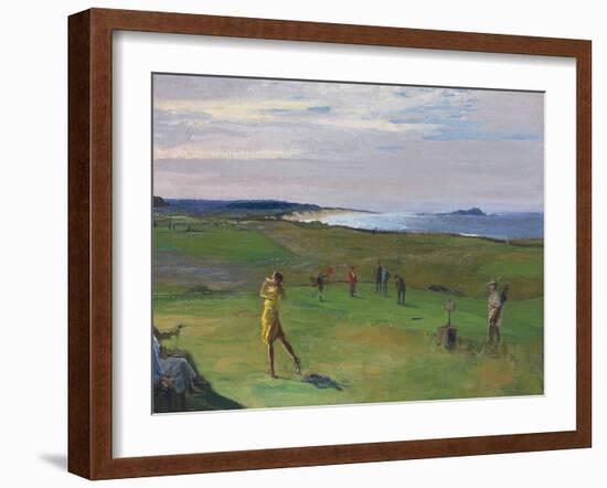 The Golf Course, North Berwick-John Lavery-Framed Giclee Print