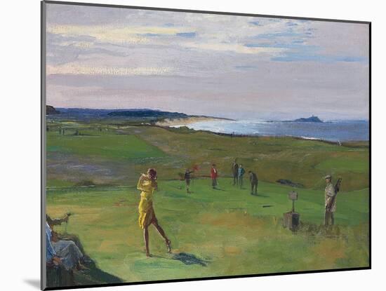 The Golf Course, North Berwick-John Lavery-Mounted Giclee Print