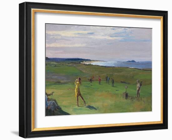 The Golf Course, North Berwick-John Lavery-Framed Giclee Print