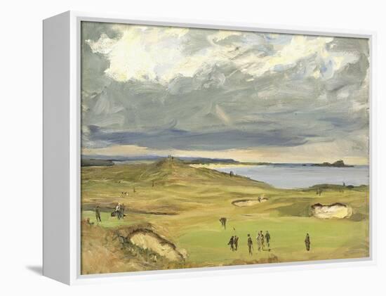 The Golf Links, North Berwick, 1919-Sir John Lavery-Framed Premier Image Canvas