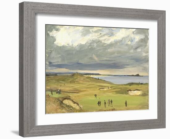 The Golf Links, North Berwick, 1919-Sir John Lavery-Framed Giclee Print