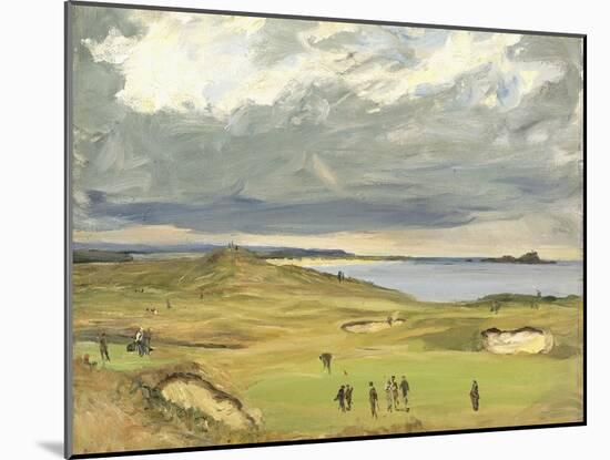 The Golf Links, North Berwick, 1919-Sir John Lavery-Mounted Giclee Print