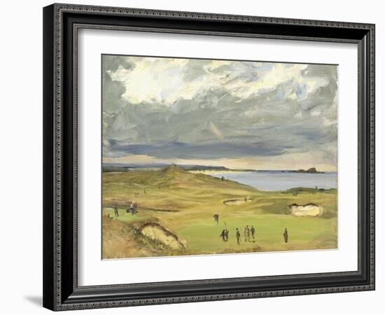 The Golf Links, North Berwick, 1919-Sir John Lavery-Framed Giclee Print