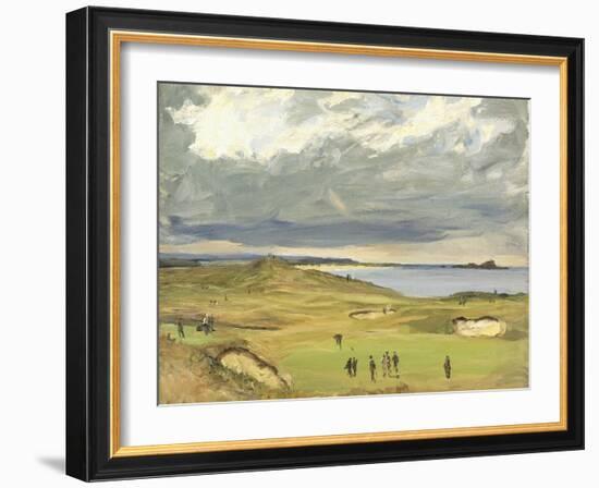 The Golf Links, North Berwick, 1919-Sir John Lavery-Framed Giclee Print