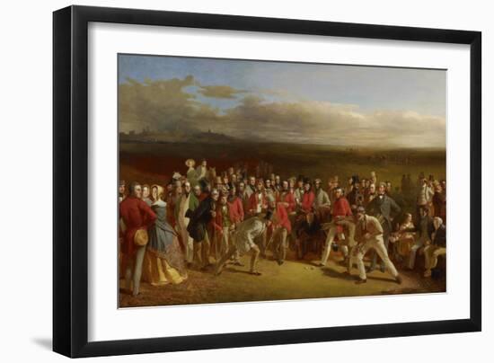 The Golfers, 1847-Charles Lees-Framed Giclee Print