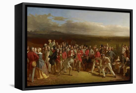 The Golfers, 1847-Charles Lees-Framed Premier Image Canvas