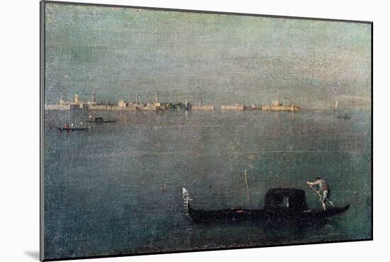 The Gondola on the Lagoon-Francesco Guardi-Mounted Giclee Print