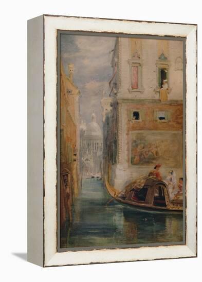 'The Gondola, Venice', 1865, (1935)-James Holland-Framed Premier Image Canvas