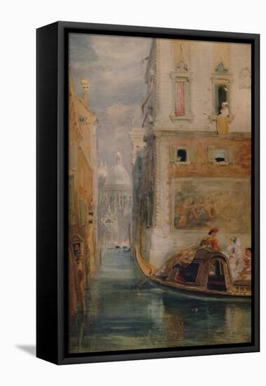 'The Gondola, Venice', 1865, (1935)-James Holland-Framed Premier Image Canvas