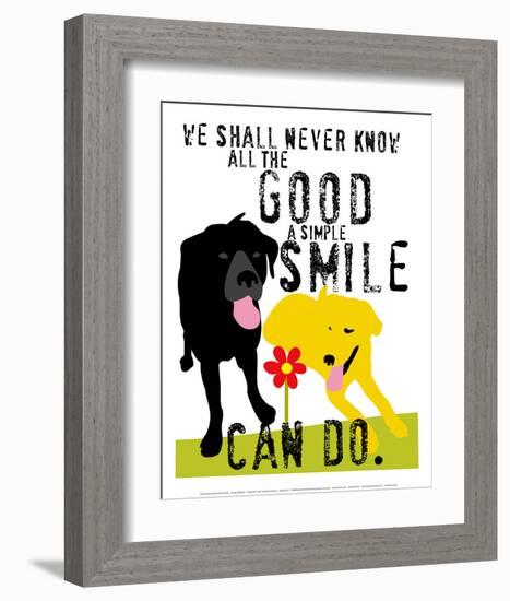 The Good a Simple Smile Can Do-Ginger Oliphant-Framed Art Print