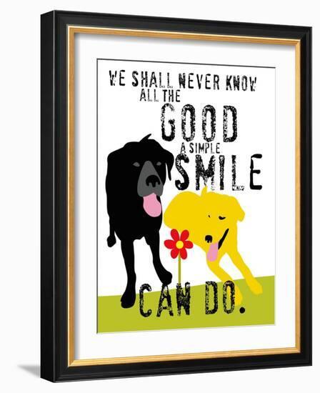 The Good a Simple Smile Can Do-Ginger Oliphant-Framed Art Print