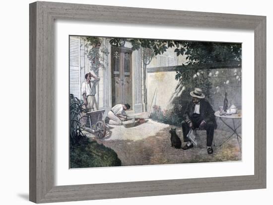 The Good Bourgeois, 1893-Henri Brispot-Framed Giclee Print