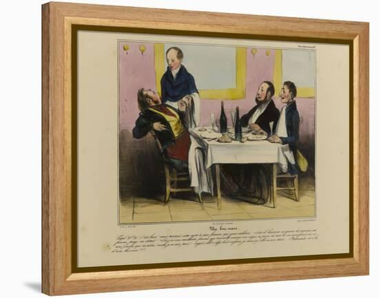 The Good Husband-Honore Daumier-Framed Premier Image Canvas