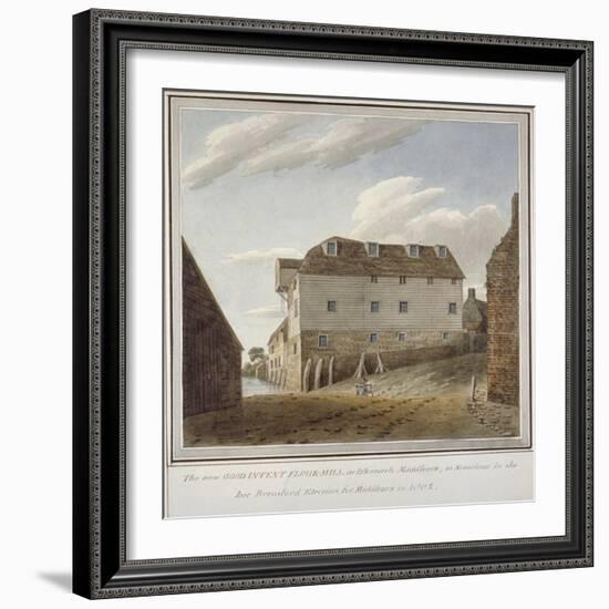 The Good Intent Flour Mill, Isleworth, Middlesex, C1802-null-Framed Giclee Print