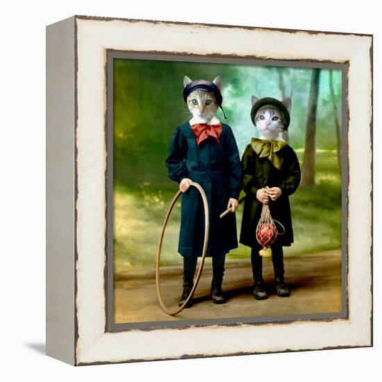 The Good Kids-Martine Roch-Framed Stretched Canvas