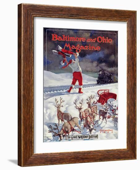 The Good Neighbor Railroad-Charles H. Dickson-Framed Giclee Print