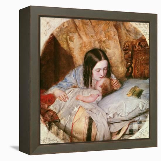 The Good Night Kiss-Edward Robert Hughes-Framed Premier Image Canvas