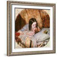 The Good Night Kiss-Edward Robert Hughes-Framed Giclee Print