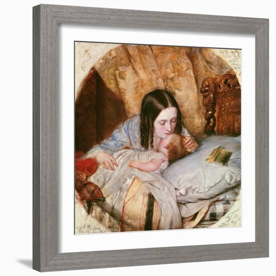 The Good Night Kiss-Edward Robert Hughes-Framed Giclee Print