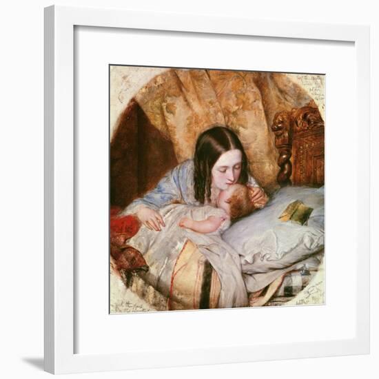 The Good Night Kiss-Edward Robert Hughes-Framed Giclee Print