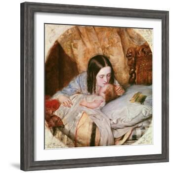The Good Night Kiss-Edward Robert Hughes-Framed Giclee Print