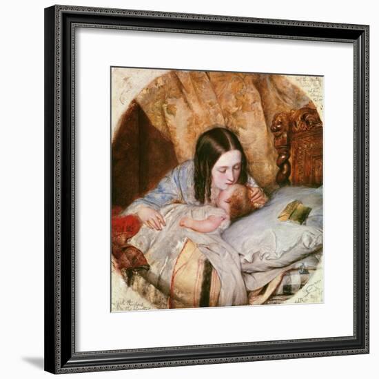 The Good Night Kiss-Edward Robert Hughes-Framed Giclee Print