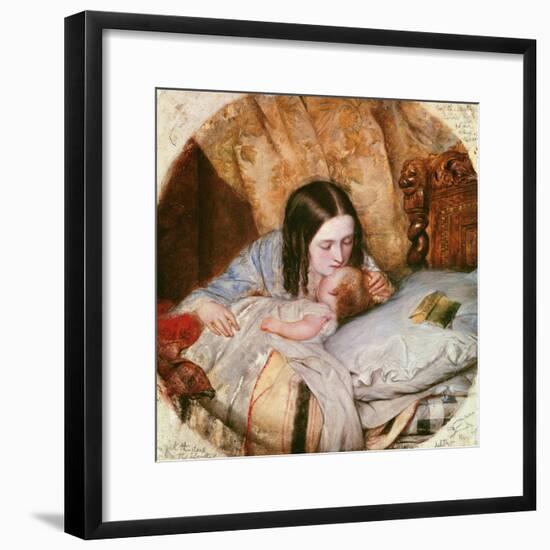 The Good Night Kiss-Edward Robert Hughes-Framed Giclee Print