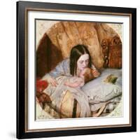 The Good Night Kiss-Edward Robert Hughes-Framed Giclee Print