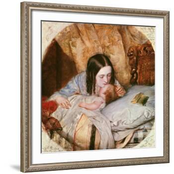 The Good Night Kiss-Edward Robert Hughes-Framed Giclee Print