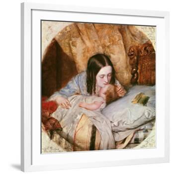 The Good Night Kiss-Edward Robert Hughes-Framed Giclee Print
