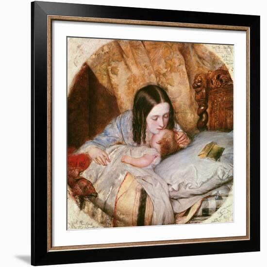 The Good Night Kiss-Edward Robert Hughes-Framed Giclee Print