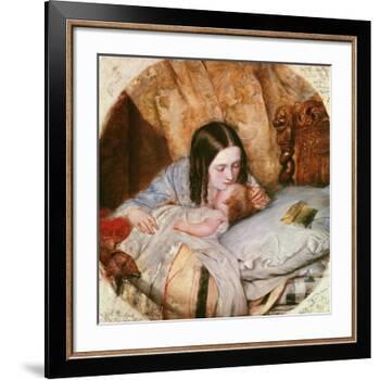 The Good Night Kiss-Edward Robert Hughes-Framed Giclee Print