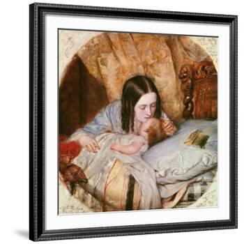 The Good Night Kiss-Edward Robert Hughes-Framed Giclee Print