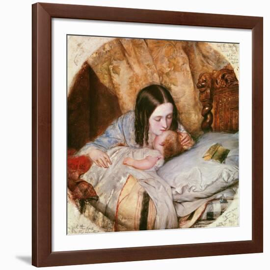 The Good Night Kiss-Edward Robert Hughes-Framed Giclee Print