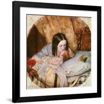 The Good Night Kiss-Edward Robert Hughes-Framed Giclee Print