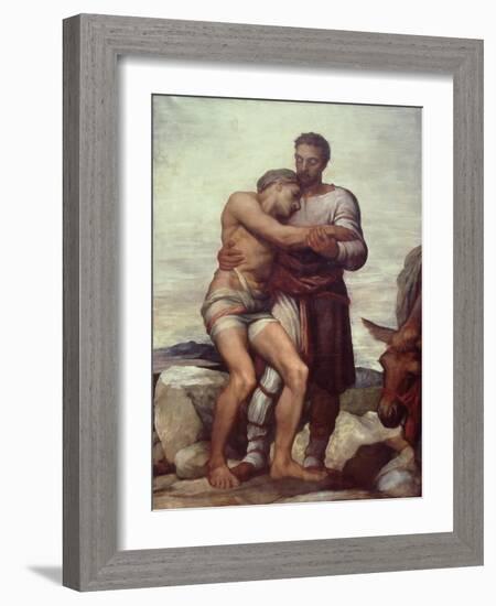 The Good Samaritan, 1852-George Frederick Watts-Framed Giclee Print