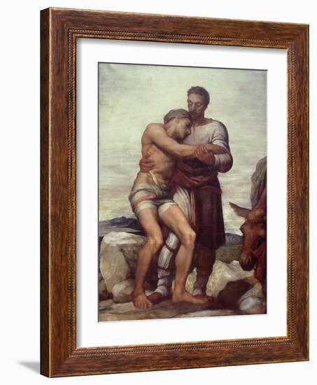 The Good Samaritan, 1852-George Frederick Watts-Framed Giclee Print