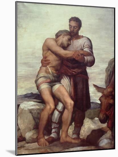 The Good Samaritan, 1852-George Frederick Watts-Mounted Giclee Print