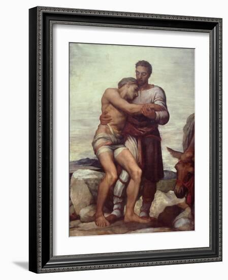 The Good Samaritan, 1852-George Frederick Watts-Framed Giclee Print