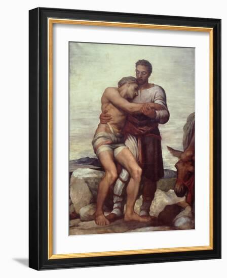 The Good Samaritan, 1852-George Frederick Watts-Framed Giclee Print